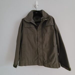 Lands' End Khaki Raincoat Size 12 Kids